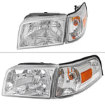 Spec-D 06-11 Mercury Grand Marquis Corner Lamps Headlights Chrome