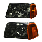 Spec-D 01-11 Ranger Headlights OEM Style Amber Corner Lights /Smoked