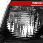 Spec-D 01-11 Ford Ranger Headlights OEM Style Amber Corner Black