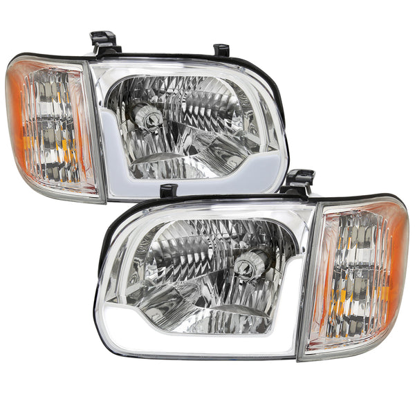 Spec-D 05-06 Toyota Tundra Tail Lights Chrome/Clear G3