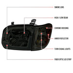 Spec-D 05-06 Tundra 05-07 Sequoia LED Bar Headlights Chrome/Smoked