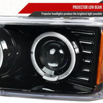 Spec-D 04-12 Colorado GMC Canyon Halo Headlights/Corner Lights Black
