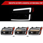Spec-D 04-12 Colorado/GMC Canyon Sequential Headlights Black
