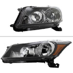Spec-D 08-12 Honda Accord Sedan Headlights OEM Style Crystal Black