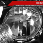 Spec-D 08-12 Honda Accord Sedan Headlights OEM Style Crystal Black