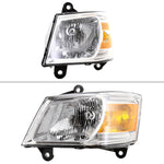 Spec-D 08-10 Dodge Caravan Driver Headlight OEM Chrome Replacement