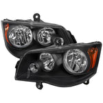 Spec-D 08-18 Grand Caravan Chrysler Town Country Headlights Black