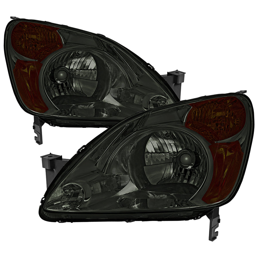 Spec-D 02-04 Honda CR-V Headlights OEM Style Chrome/Smoked