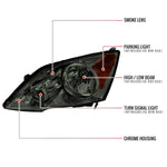 Spec-D 07-11 Honda CR-V OE Style Chrome w/ Smoked Lens Headlights