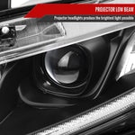 Spec-D 16-21 Honda Civic Headlights OEM Style Projector Black.