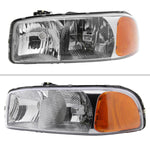 Spec-D 99-06 GMC Sierra/Yukon XL Crystal Headlights Chrome