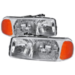 Spec-D 99-06 GMC Sierra/Yukon XL Crystal Headlights Chrome