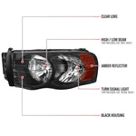 Spec-D 02-05 Ram 1500 03-05 Ram 2500 3500 Headlights OEM Style