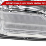 Spec-D 09-18 Ram 1500/10-18 Ram 2500 3500 Headlights Dual SEQ Bar