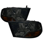 Spec-D 10-18 Dodge Ram/ 19-24 Ram Classic Headlights Dual Style Smoked