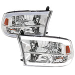 Spec-D 09-19 Ram 1500 2500 3500 Quad Style with Tube Headlights Chrome