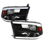 Spec-D 09-19 Ram 1500/10-19 Ram 2500/3500 Strip Headlights Black