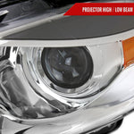 Spec-D 13-16 Dodge Dart Headlights OEM Style High/Low Beam Chrome