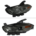 Spec-D 13-16 Dodge Dart Headlights OEM Style High/Low Beam Smoked