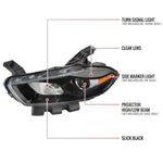Spec-D 13-16 Dodge Dart Driver Projector Black Replacement