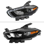 Spec-D 13-16 Dodge Dart Headlights OEM Style High/Low Beam Black