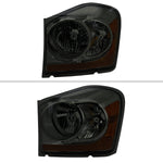 Spec-D 04-06 Dodge Durango OE Style Chrome w/ Smoked Lens Headlights