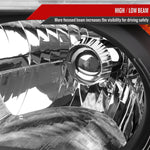 Spec-D 03-08 Honda Element Headlights OEM Style Black/Clear