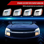 Spec-D 05-09 Equinox Headlights OEM Style Sequential LED Bar Chrome