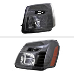 Spec-D 05-09 Chevy Equinox Headlights OEM Style Amber Reflector Black