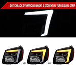 Spec-D 05-09 Equinox OEM Style with SEQ Bar Matte Headlights Black