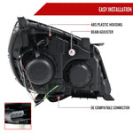 Spec-D 10-15 Chevy Equinox Headlights OEM Style Matte Black
