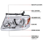 Spec-D 04-08 F-150/06-08 Lincoln Mark LT Strip OE Style Headlights