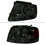 Spec-D 04-08 Ford F-150 Mark LT Headlights OEM Style Smoked/Amber