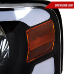 Spec-D 04-08 F-150/06-08 Lincoln Mark LT Headlights LED Strip Black