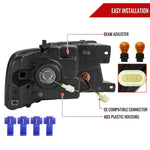 Spec-D 04-08 F-150/06-08 Lincoln Mark LT Headlights LED Strip Black