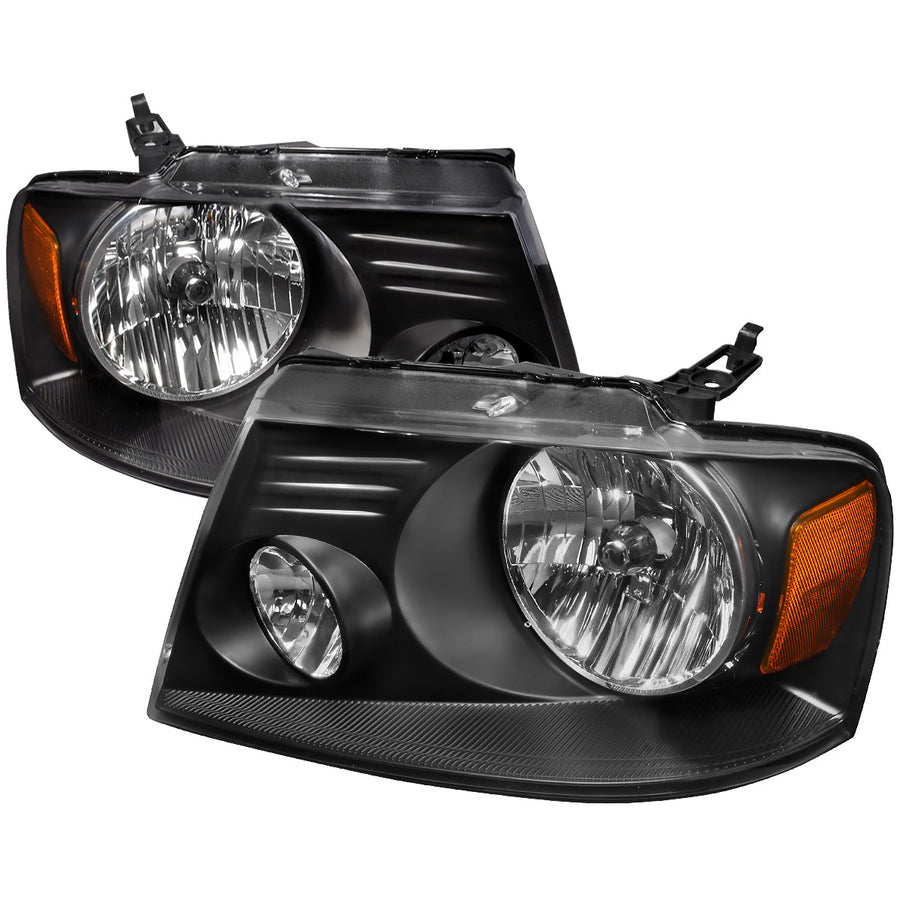 Spec-D 04-08 Ford F-150/ 06-08 Lincoln Mark LT OE Style Headlights Blk