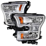 Spec-D 15-17 Ford F-150 Replacement Headlights OEM Style Chrome