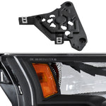 Spec-D 15-17 Ford F-150 Headlights OEM Style Replacement Black