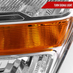 Spec-D 21-23 Ford F-150 Headlights OEM Style Chrome Halogen.