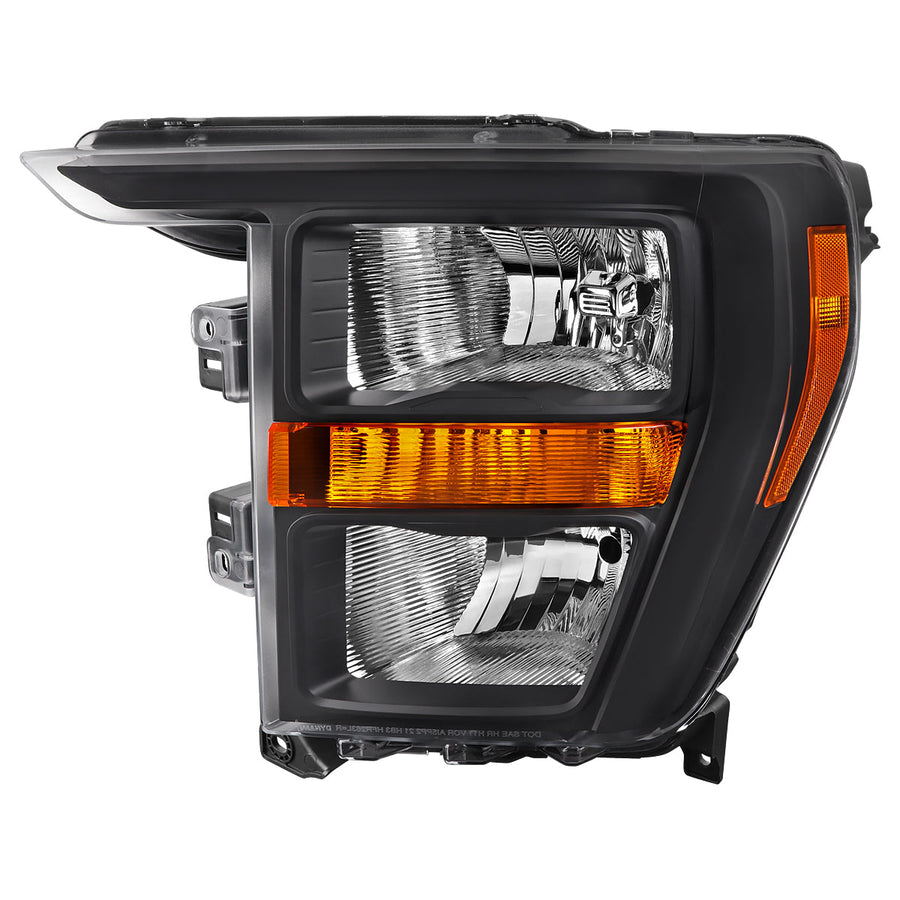 Spec-D 21-23 Ford F-150 Driver Headlight OEM Black Replacement