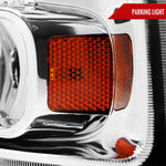 Spec-D 05-07 Ford F-250 Super Duty Headlights Chrome Amber Reflector