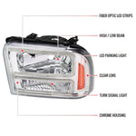 Spec-D 05-07 Ford F-250 F-350 Headlights Projector Chrome/Clear G3