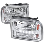 Spec-D 05-07 Ford F-250 F-350 Headlights Projector Chrome/Clear
