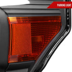Spec-D 11-16 F250/F350/F450/F550 Super Duty Headlights Black/Amber