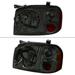 Spec-D 01-04 Nissan Frontier XE OE Style Chrome/ Smoked Headlights