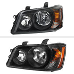 Spec-D 01-03 Highlander OEM OEM Style Headlights Black