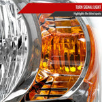 Spec-D 04-07 Toyota Highlander Headlights OEM Style Clear