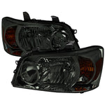 Spec-D 04-07 Toyota Highlander Headlights OEM Style Smoked