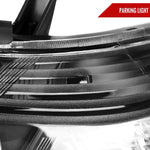 Spec-D 08-10 Toyota Highlander Headlights OEM Style Matte Black/Clear
