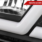 Spec-D 00-05 Chevy Impala LED Bar Headlights OEM Style Black